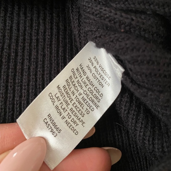 Mens Nordstrom 1901 crewneck black sweater size Large - Picture 3 of 7